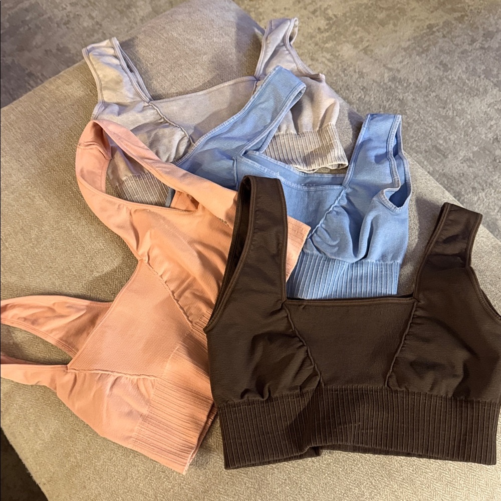 FP Movement by Free People Bra Set - Brown, Pink, Blue, Gray